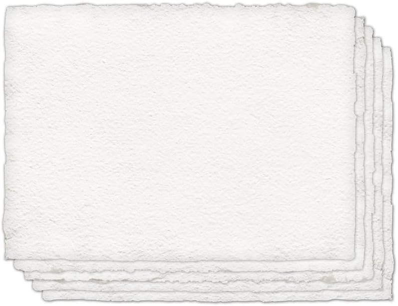 Indigo Handmade Paper Mixed Media 100% Cotton Hard Bound Journal - 5.5 X 8.5"