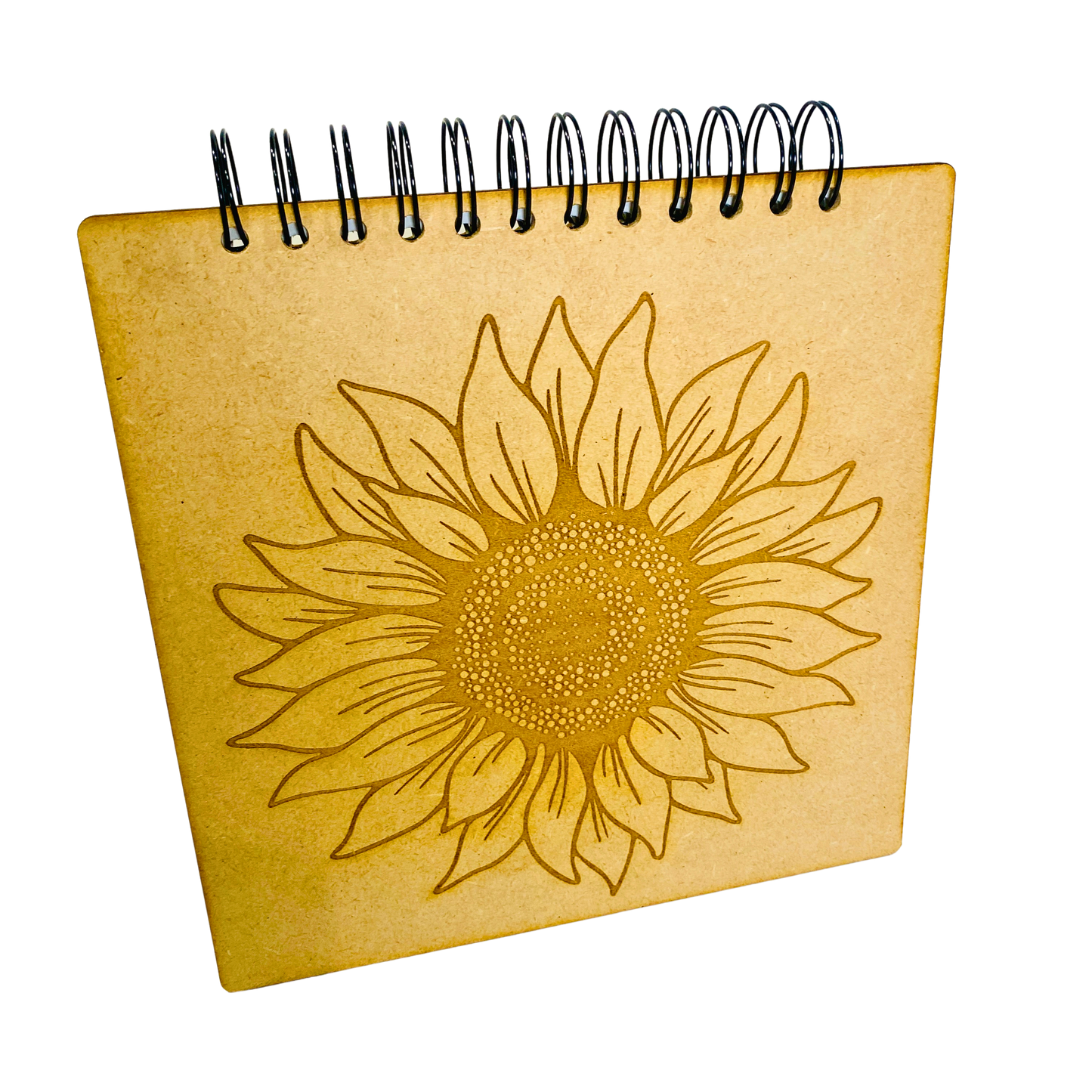 Sunflower 8 X 8 Watercolor Art Journal