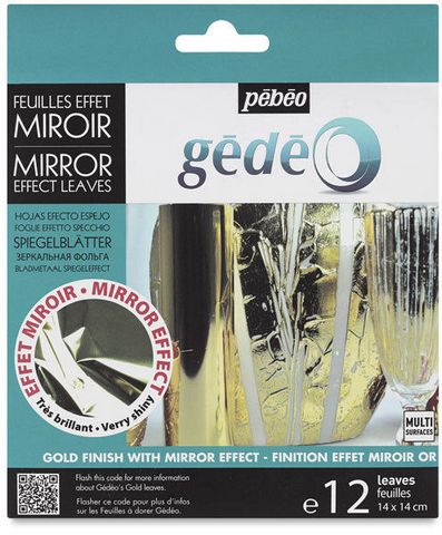 Pebeo Gedeo Mirror Effect Gold Leaves