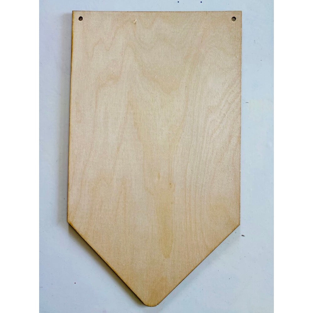 7" X 12" 1/8" Birch Banner