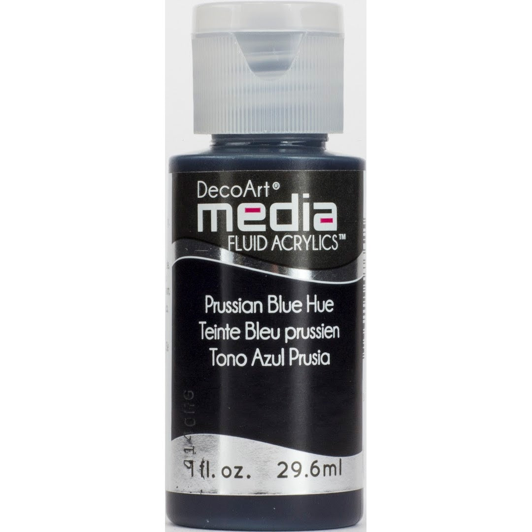 DecoArt Media Fluid Acrylics - Prussian Blue Hue (Series 2)