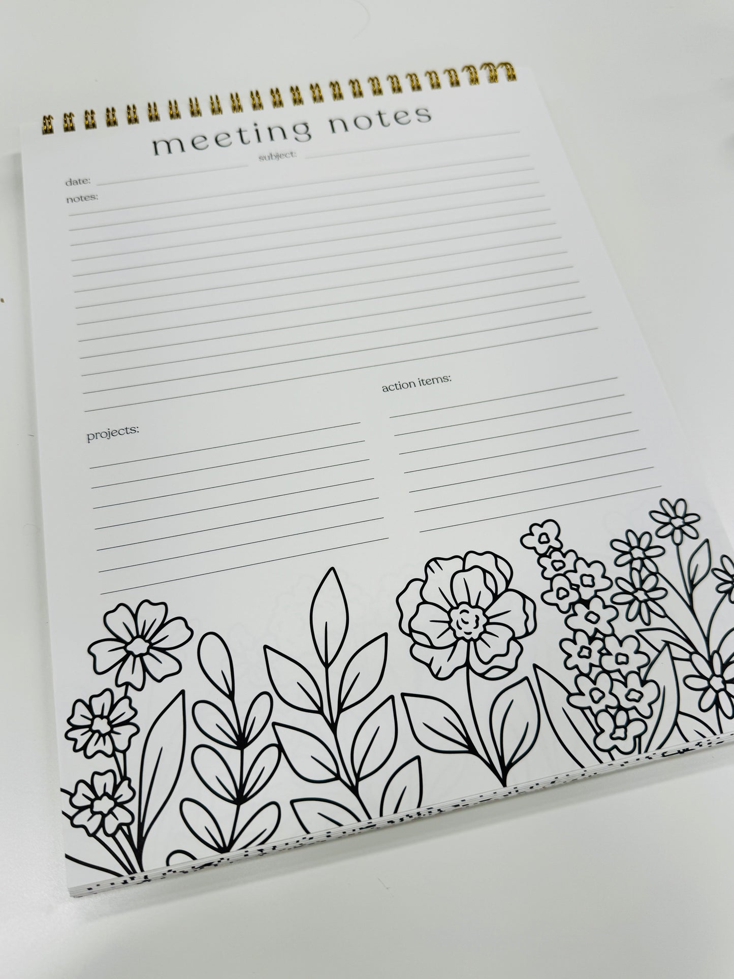 Color-In Meeting Notes