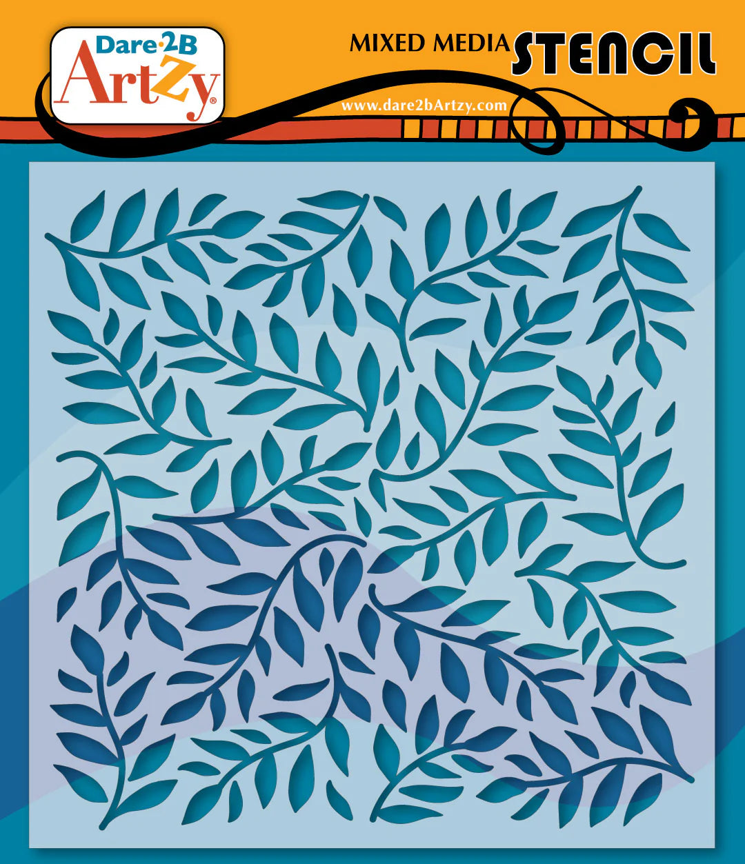 Dare 2b Artzy - Lacey Leaves Stencil