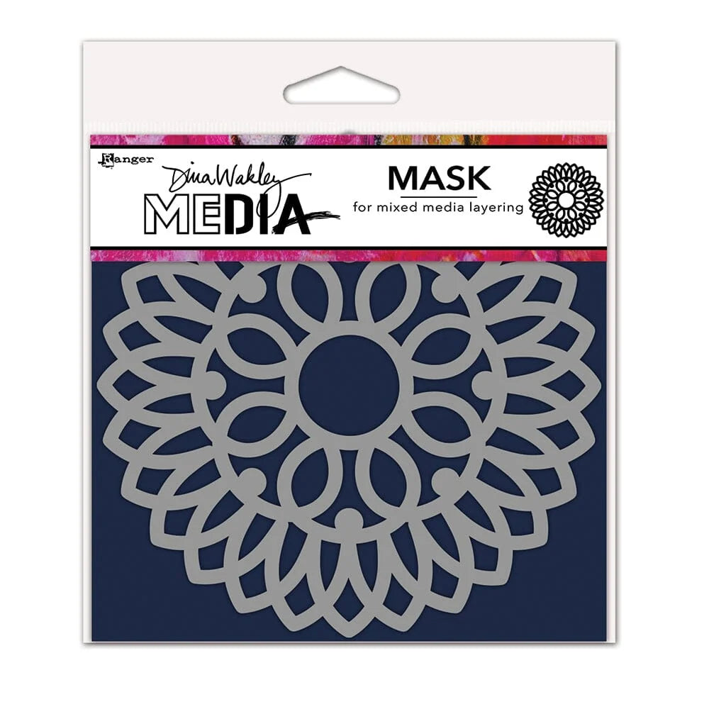 Dina Wakley Media Stencil and Mask Pointy Doily