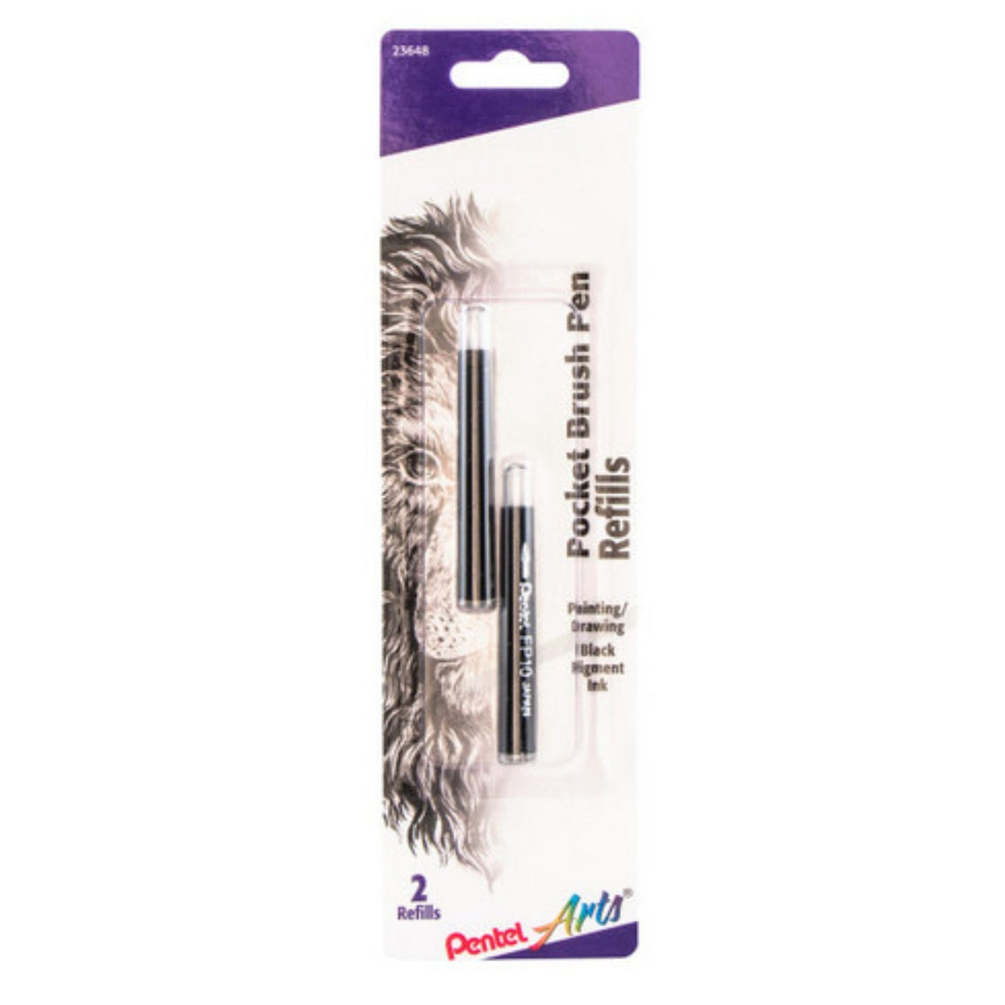Pentel Pocket Brush Refills - 2 pk