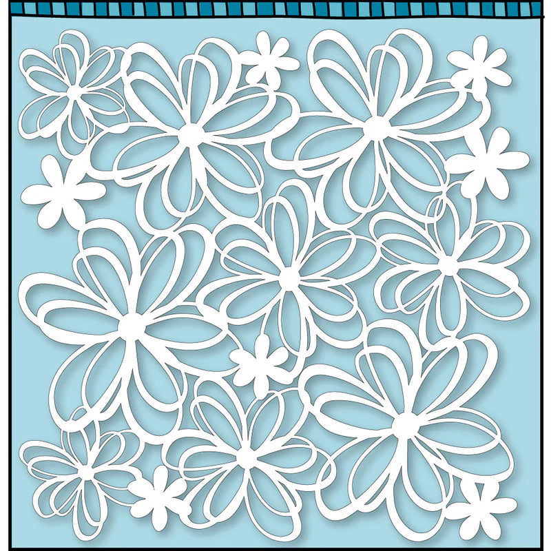 Dare 2b Artzy - Wild Flower Stencil