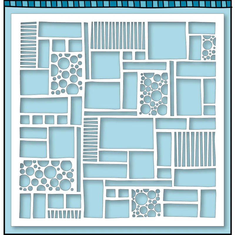 Dare 2b Artzy - Wacky Boxes Stencils