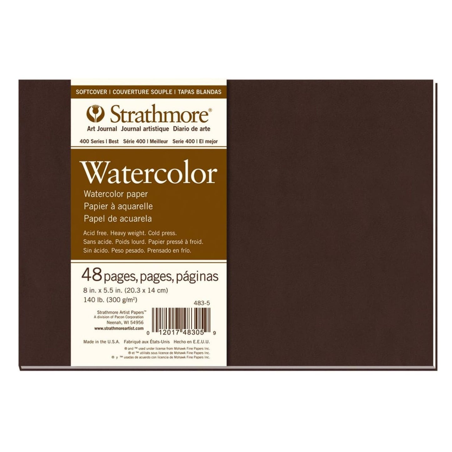 Strathmore Soft Cover Journal 140LB 48PG 8X5.5