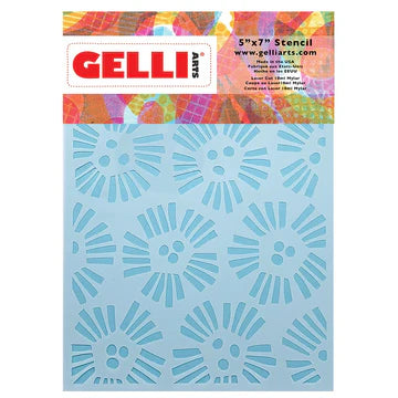 Gelli Arts 5x7 Abstract Flower