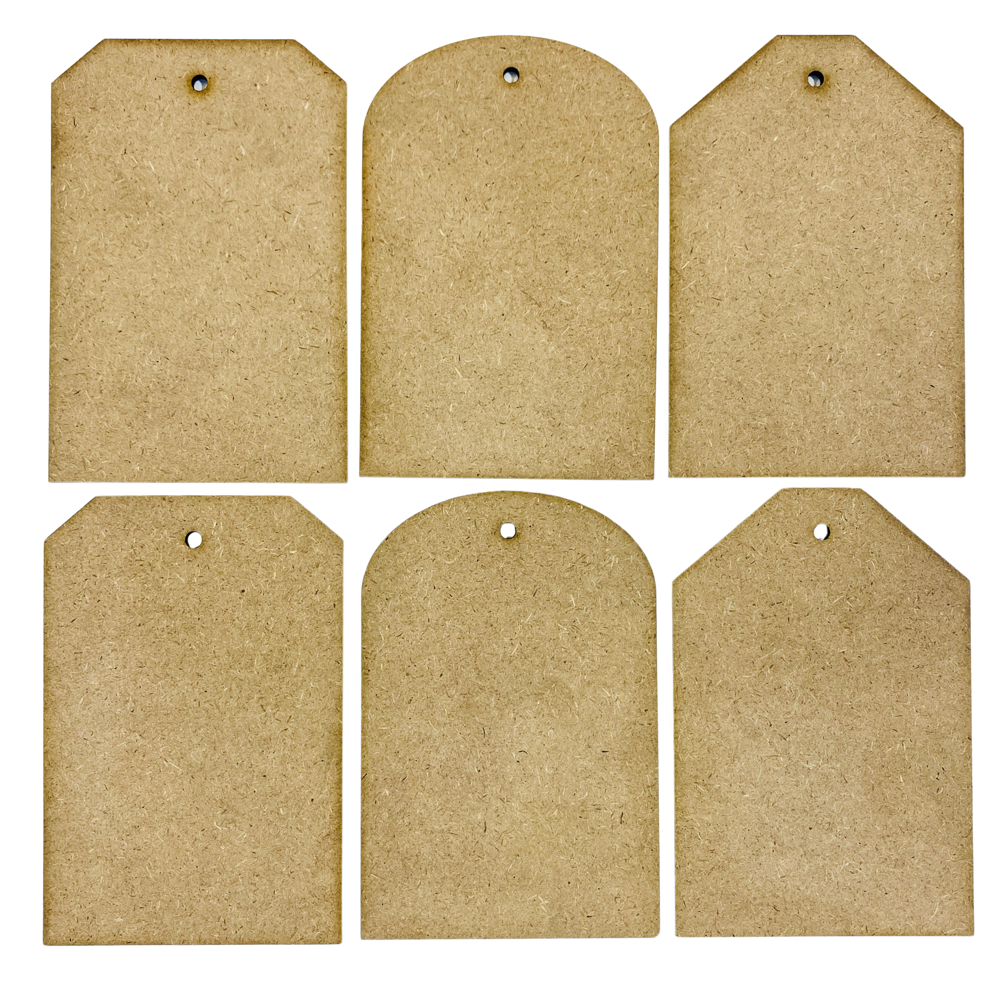 Tags - 4" X 6" MDF (Set of 6)