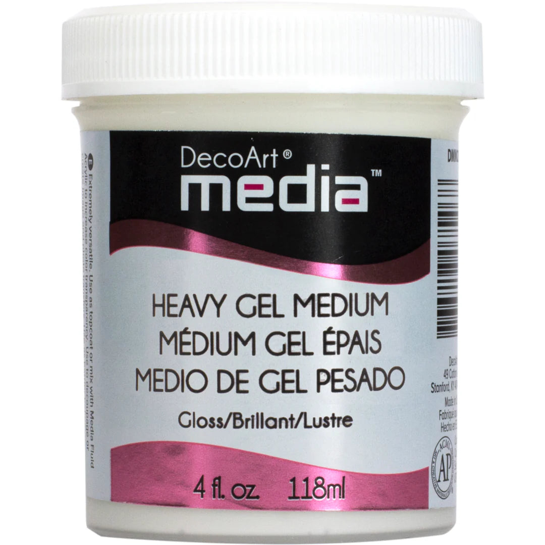 DecoArt Media Heavy Gel Medium 4 oz.