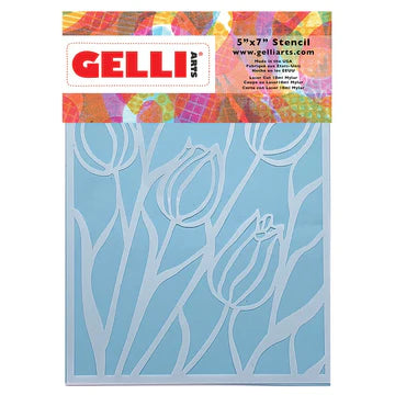 Gelli Arts 5x7 Tulip Stencil