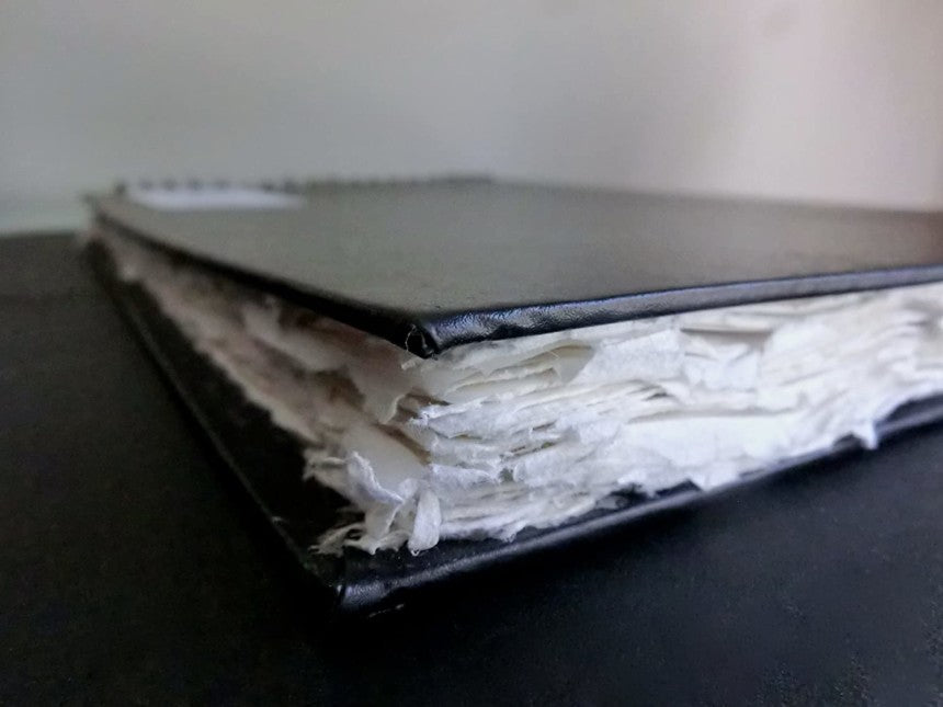 Indigo Handmade Paper Watercolor 100% Cotton WiroPad - 5.5 X 8.5"