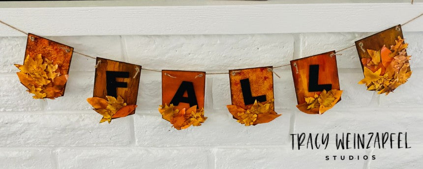 4" X 6" - 1/8" MDF Fall Banner Set