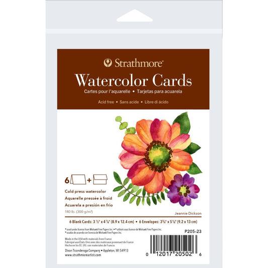 Strathmore Cards & Envelopes 3.5"X4.875" 6/Pkg