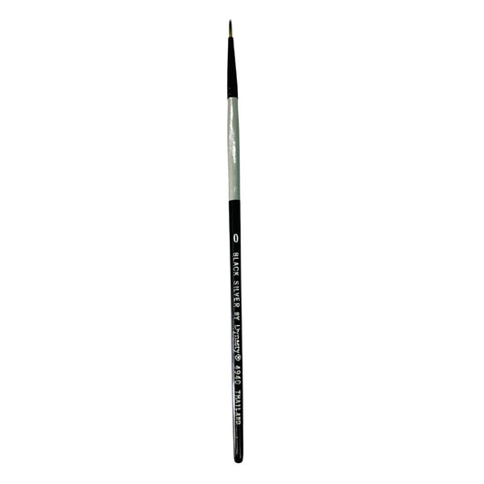 Dynasty Black Silver Brush - 0 Liner