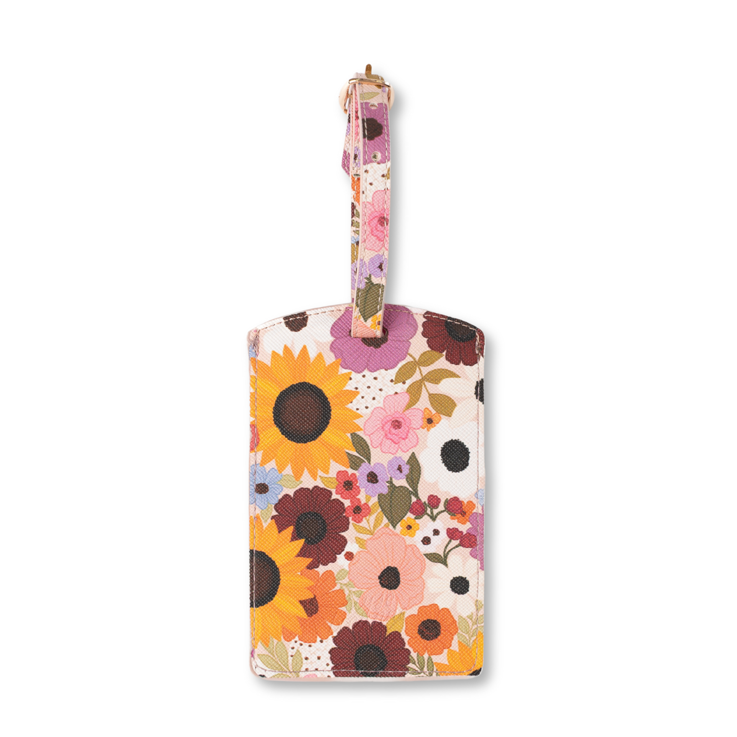 Floral Luggage Tag