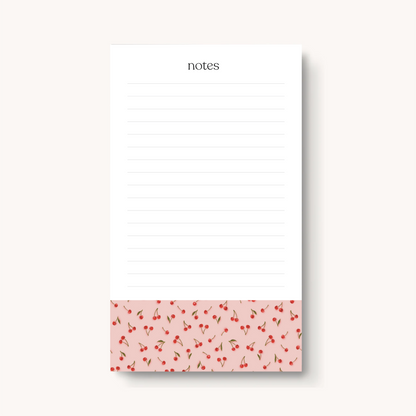 Floral Lined Notepad