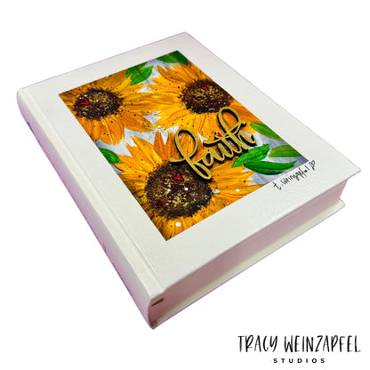 Hand Painted BIble (Sunflowers)- ESV Single Column Journaling Bible (Hardcover)