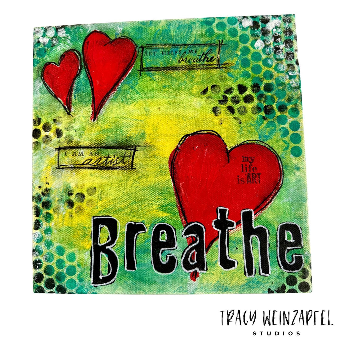 Breathe - 10 X 10 Canvas