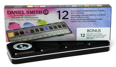 DANIEL SMITH Hand Poured Half-Pan Watercolor Sets - Colors of Inspiration
