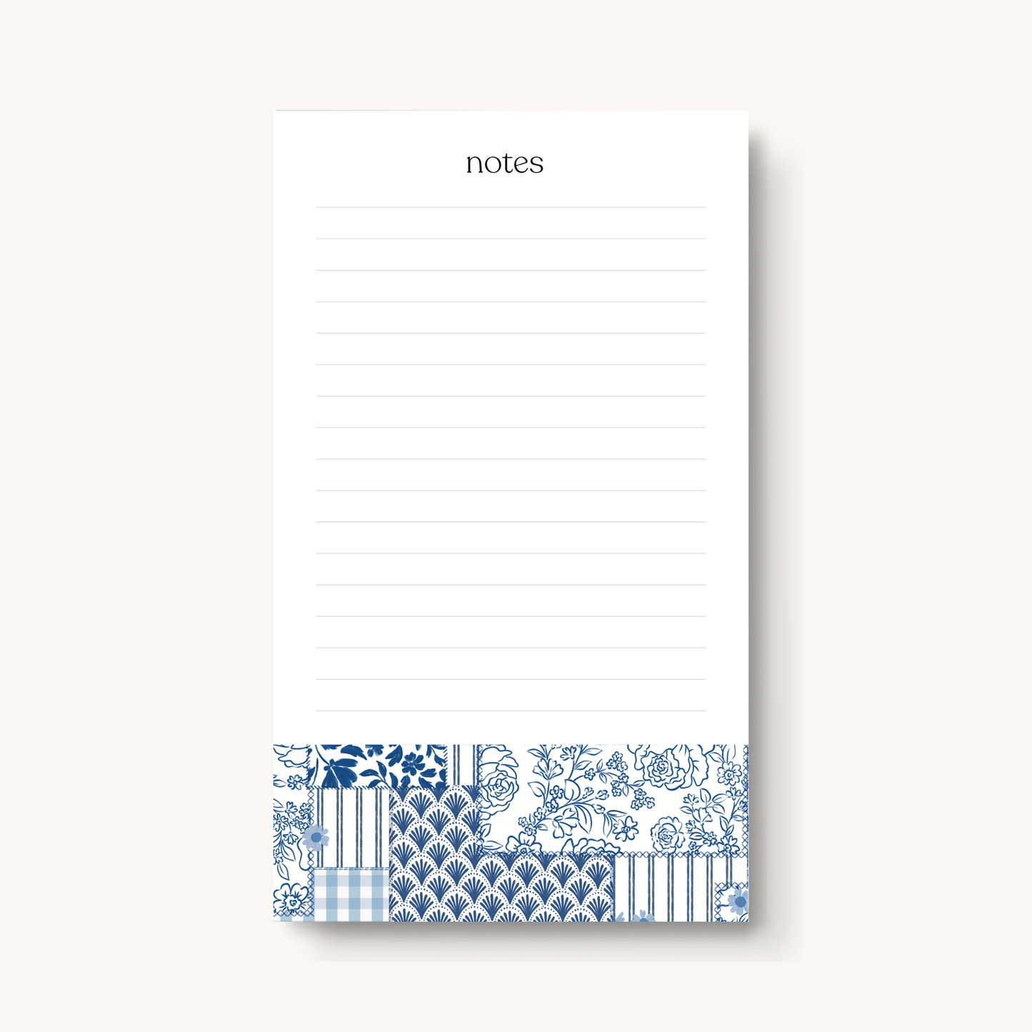 Floral Lined Notepad