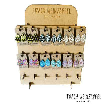 Teardrop Acrylic Earrings