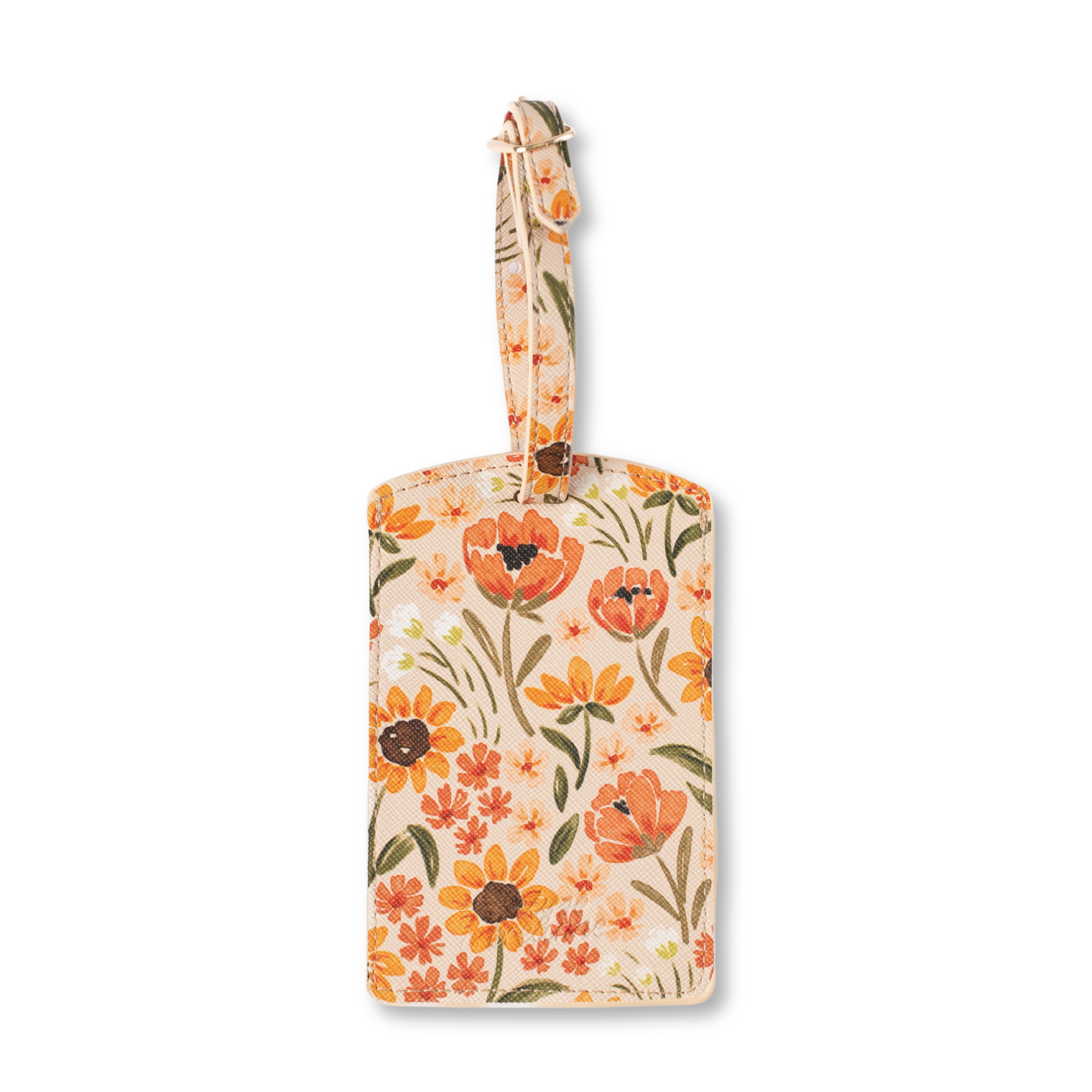 Floral Luggage Tag