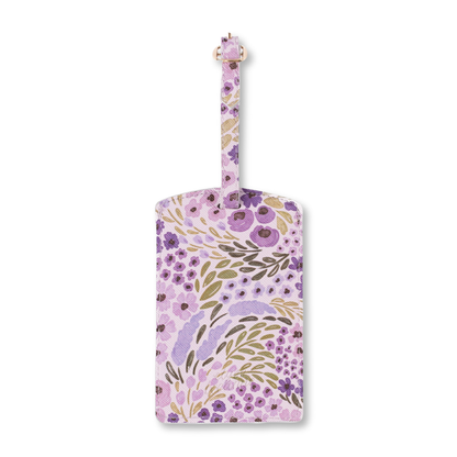 Floral Luggage Tag