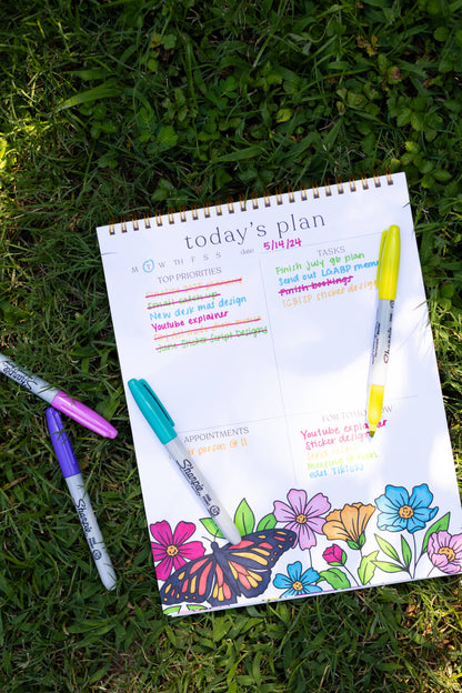 Color-In Daily Planner