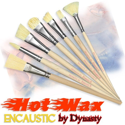Dynasty Encaustic-Hot Wax brush - Encaustic Oval 1
