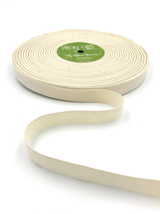3/4" 100% Cotton Lightweight Twill Tape