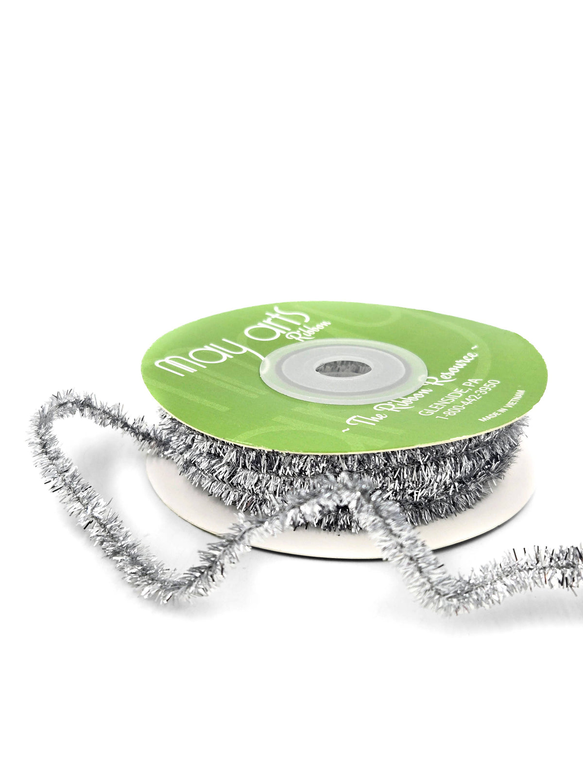 1/4" Silver Tinsel String - 1 Yard