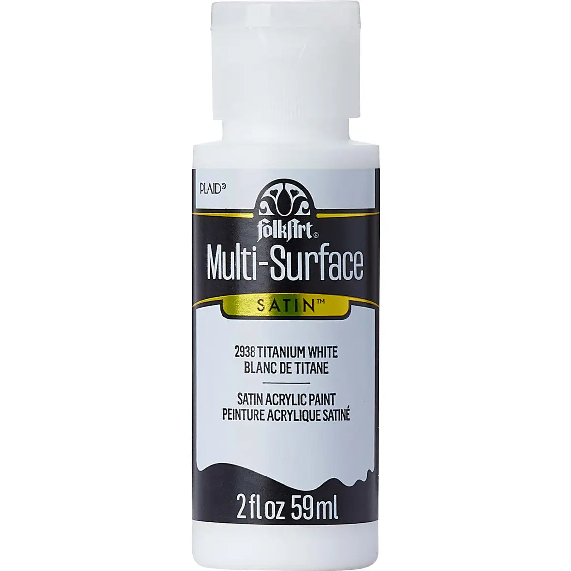 CLEARANCE Plaid FolkArt Multi Surface Satin - 2 oz. (variety of colors)