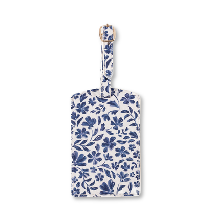 Floral Luggage Tag
