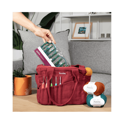 Soolla Studio Artist Bag, Becca Sands, Crochet Project Bag