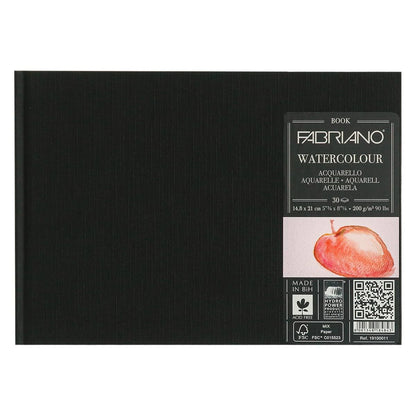 Fabriano Studio Watercolor Hardcover Landscape Pad - 6"x9", 90lb (25 Sheets)