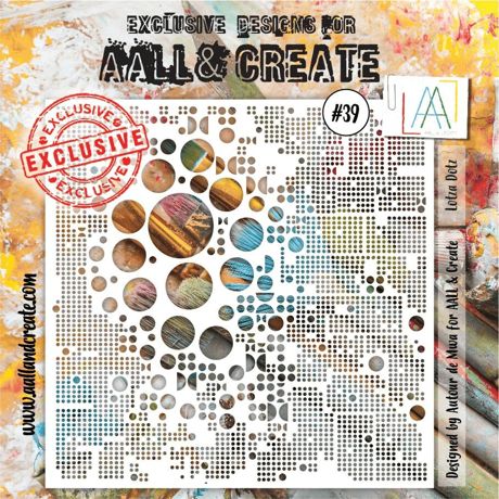 AALL And Create Stencil 6"X6" - Lotza Dotz