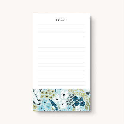 Floral Lined Notepad