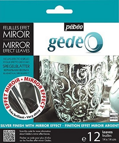 Pebeo Gedeo Mirror Effect Silver Leaves