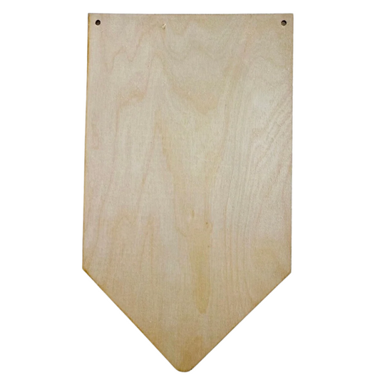 7" X 12" 1/8" Birch Banner