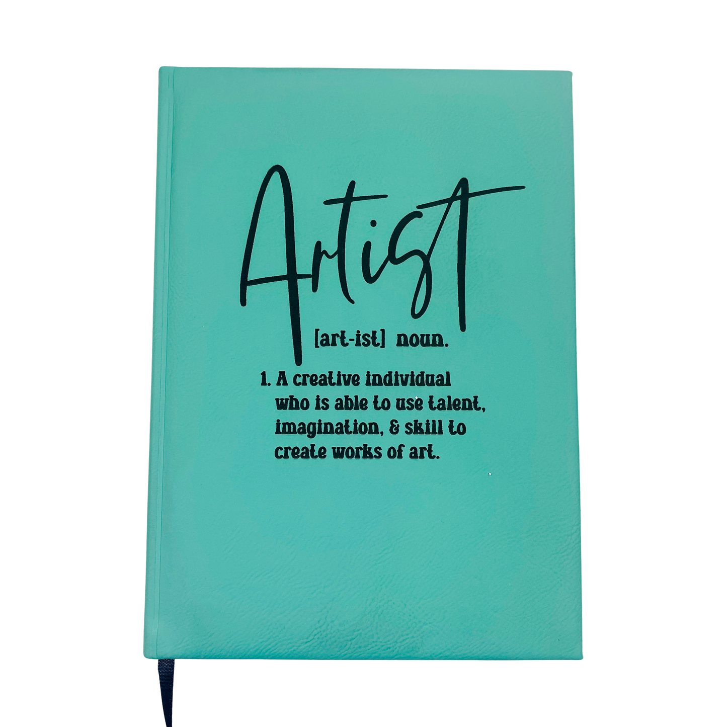 Artist Journal with Lined Notepad - 5 1/4" X 8 1/4" Teal