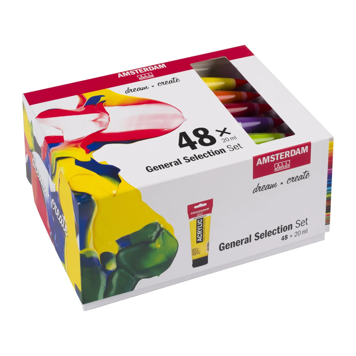 Royal Talens Amsterdam Acrylics Standard Series - 48 X 20 ML General Selection Set