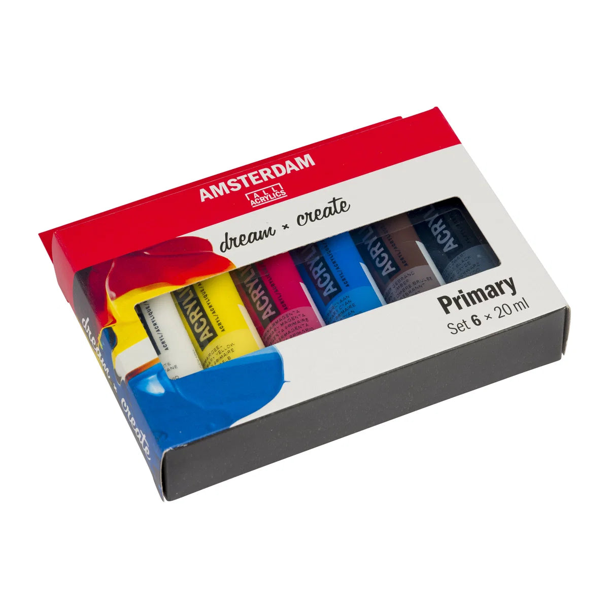 Royal Talens Amsterdam Acrylics Standard Series - 6 X 20 ML Primary Set