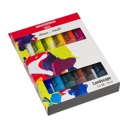 Royal Talens Amsterdam Acrylics Standard Series - 12 X 20 ML Landscape