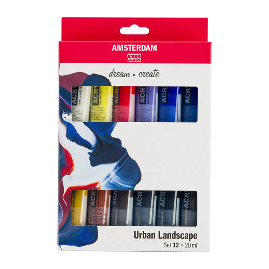 Royal Talens Amsterdam Acrylics Standard Series - 12 X 20 ML Urban Landscape Set