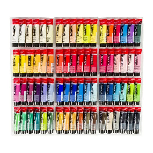 Royal Talens Amsterdam Acrylics Standard Series - 72 X 20 ML General Selection Set