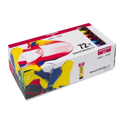 Royal Talens Amsterdam Acrylics Standard Series - 72 X 20 ML General Selection Set