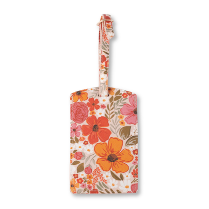 Floral Luggage Tag