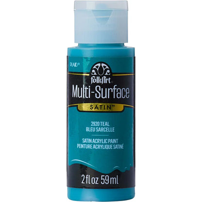 CLEARANCE Plaid FolkArt Multi Surface Satin - 2 oz. (variety of colors)